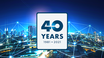 2021 milestone image 40 years