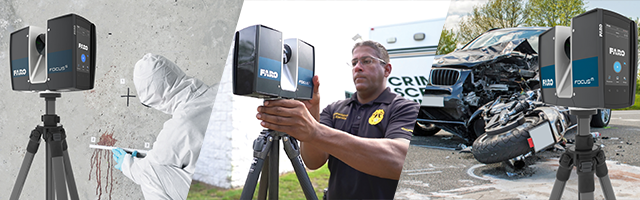 Laser Scanner für die Strafverfolgung